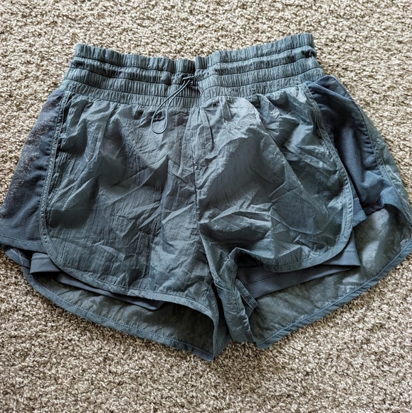 Mesh Teal Shorts - Picture 1 of 8